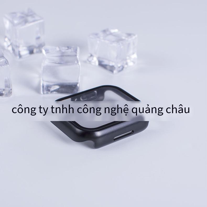 Giá ưu đãi nhất phù hợp với vỏ bảo vệ Apple Watch 7 watch7 PC vỏ cứng phim cường lực mờ màu gốc máy vỏ phim tích hợp vỏ