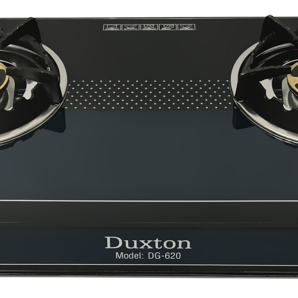 Bếp gas đôi mặt kính kiềng gang Duxton DG-620 - Hàng chính hãng