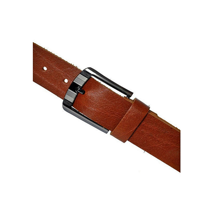 HJ4104 - Dây nịt nam Huy Hoàng 1 lớp 3,5P màu da