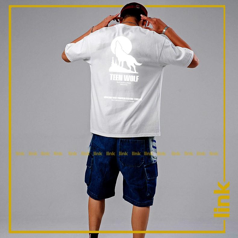 Áo phản quang bạc CHÓ SÓI sau cực chất UNISEX