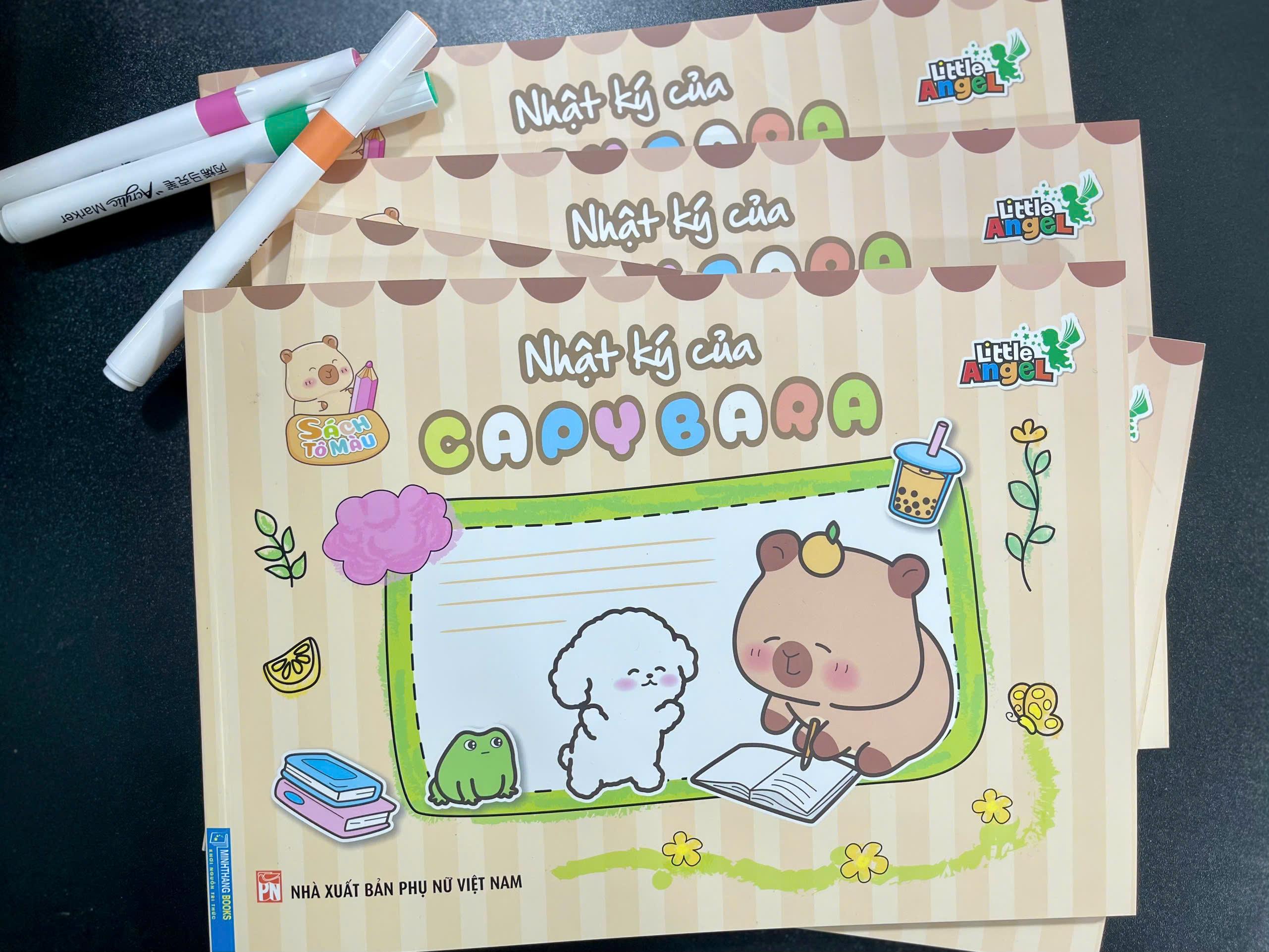 Sách - Sách Tô Màu - Nhật Ký Của Capybara