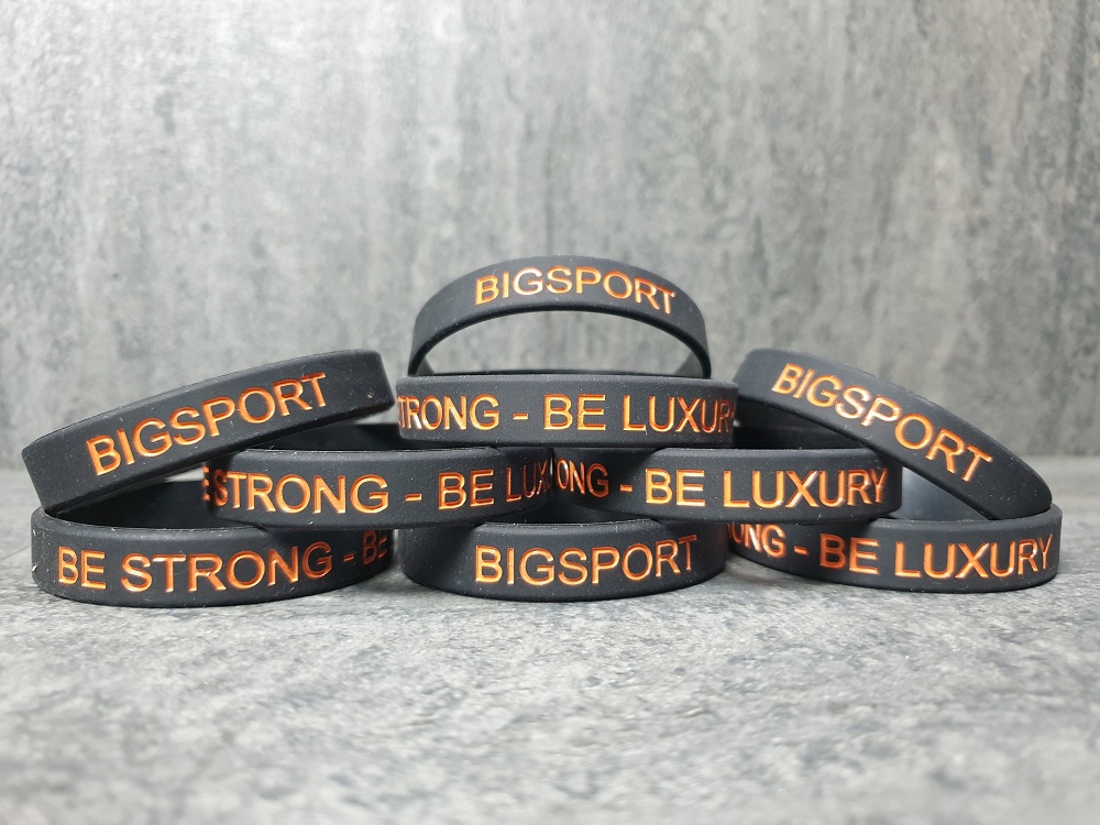 Vòng Đeo Tay Cao Su Thể Thao Nam Nữ Be Strong - Be Luxury - 1 Vòng