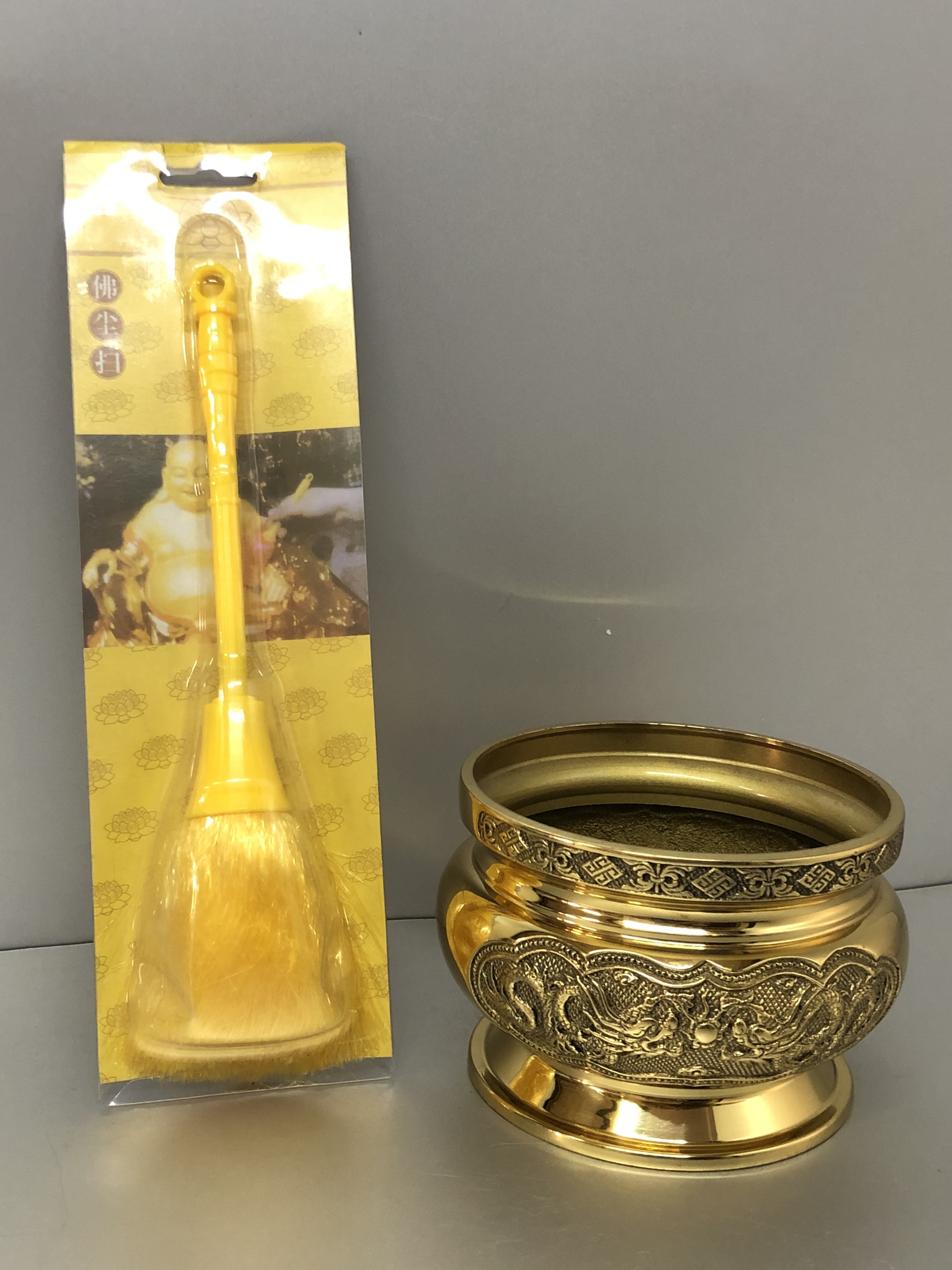 Bát hương đồng mẫu Lư tròn - BH63