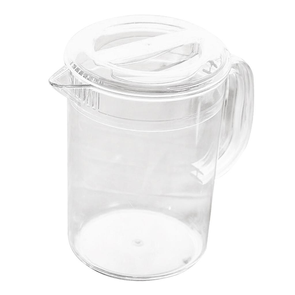 2Pack Of Acrylic Pitcher With Lid For Water, Tea, Lemonade, Milk Storage 2L