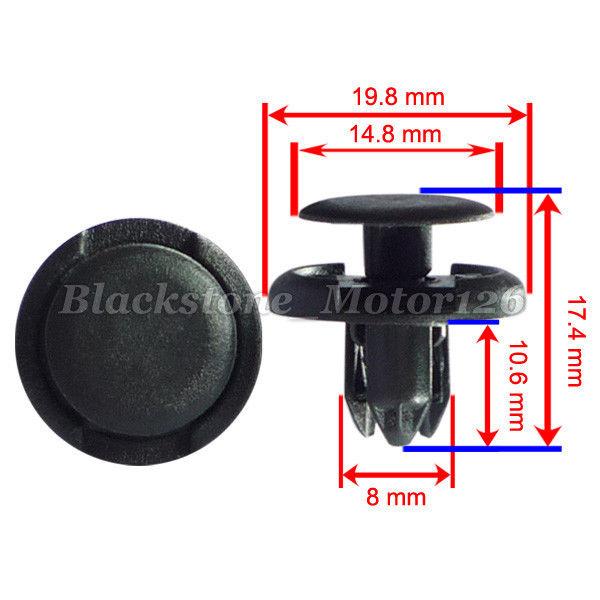 50Pcs 8mm Clip Kit for /