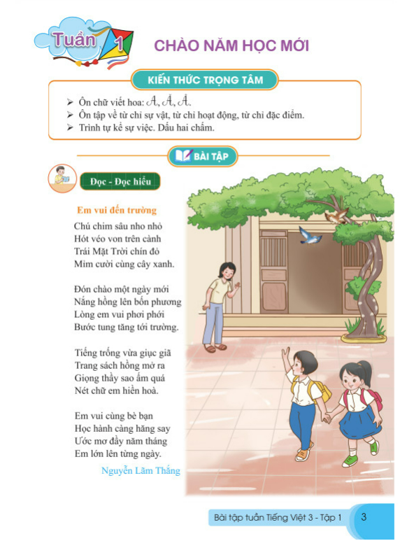 Sách - Bài Tập Tuần Tiếng Việt Lớp 3 - tập 1 Cánh Diều