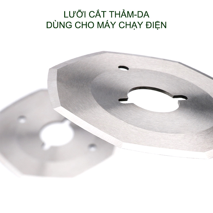 01 Lưỡi cắt thảm, da dùng thay thế cho máy cắt chạy điện, bằng thép cacbon