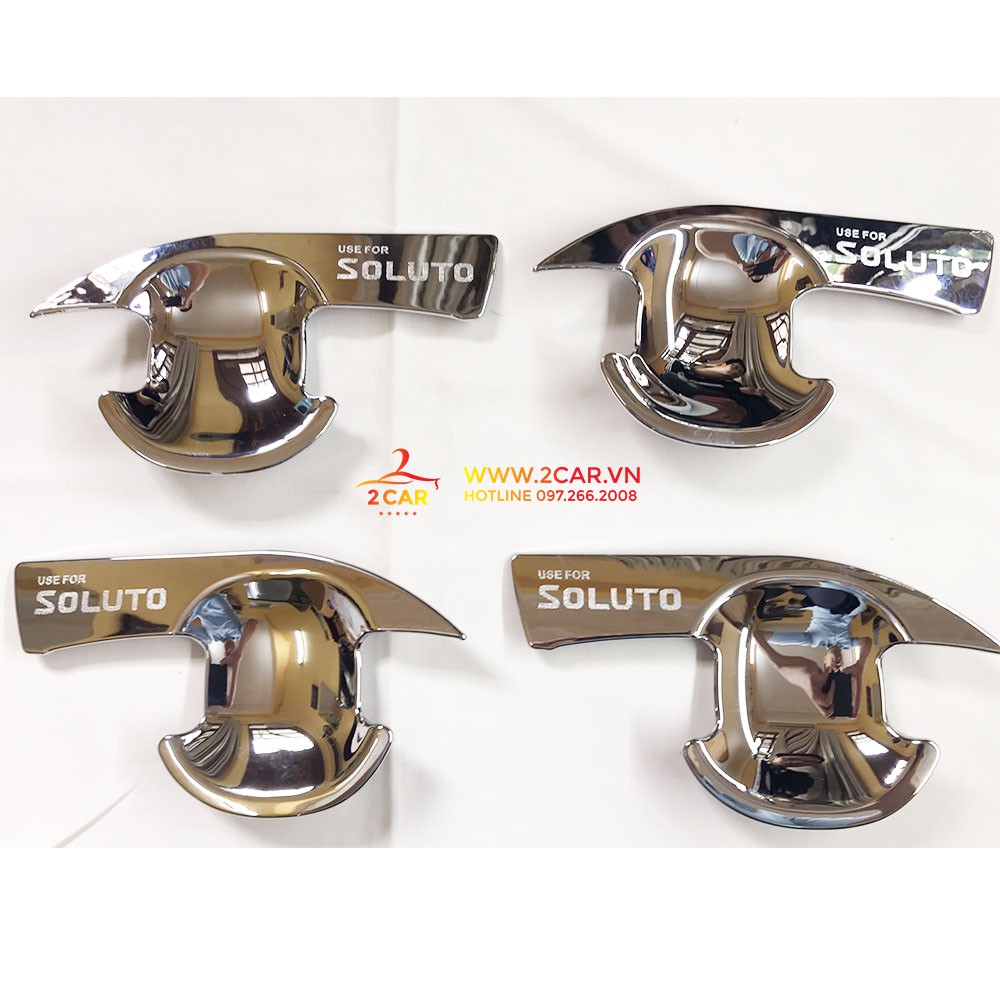 Ốp Hõm, Chén Cửa Xe KIA Soluto 2019-2023 mạ crom