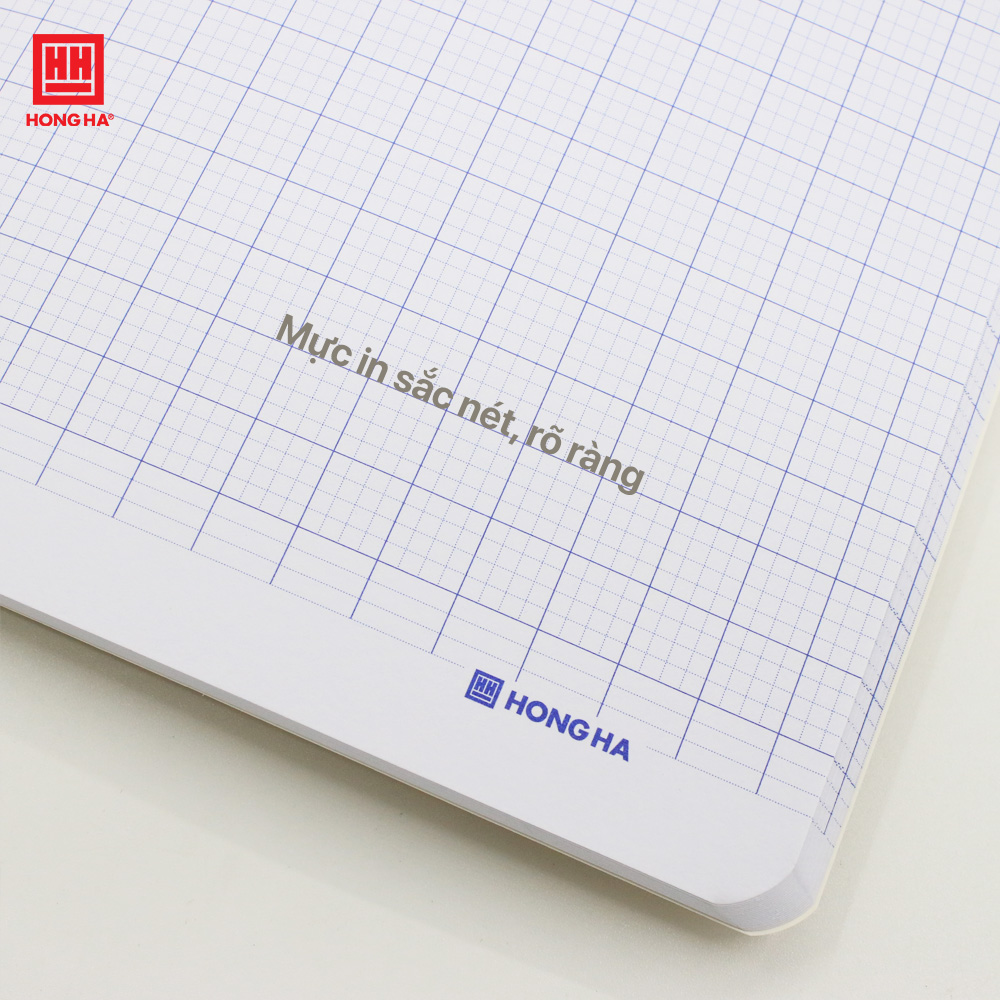 Vở 4 ô ly 80 trang Hồng Hà School Oringa định lượng 110gsm - 0598