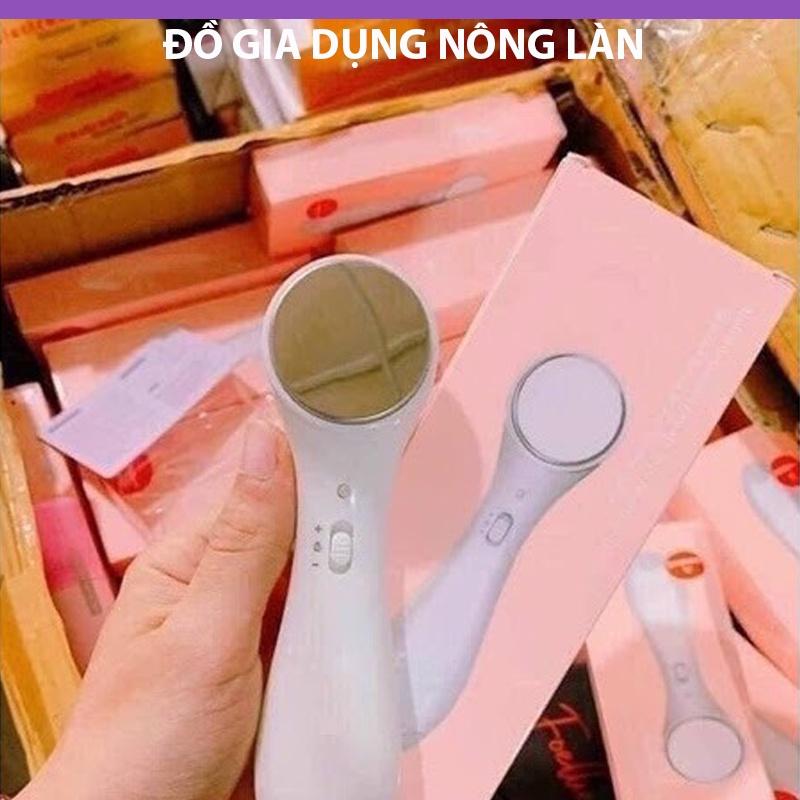 Máy massage mặt ion nhiệt làm sạch chăm sóc massage mặt cầm tay mini đa năng