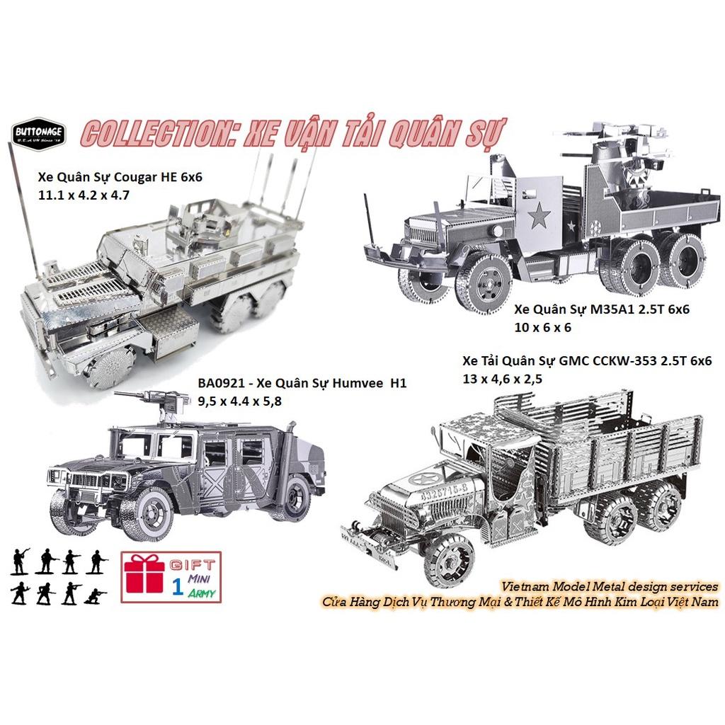 Mô Hình Lắp Ráp 3d Xe Quân Sự Cougar HE 6x6