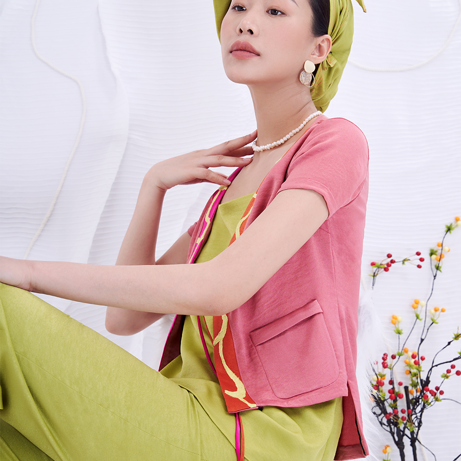 Quần Phúc Mentosa, chất liệu lụa tầm ướt, quần ống suông, quần 9 tất, thời trang thiết kế cao cấp
