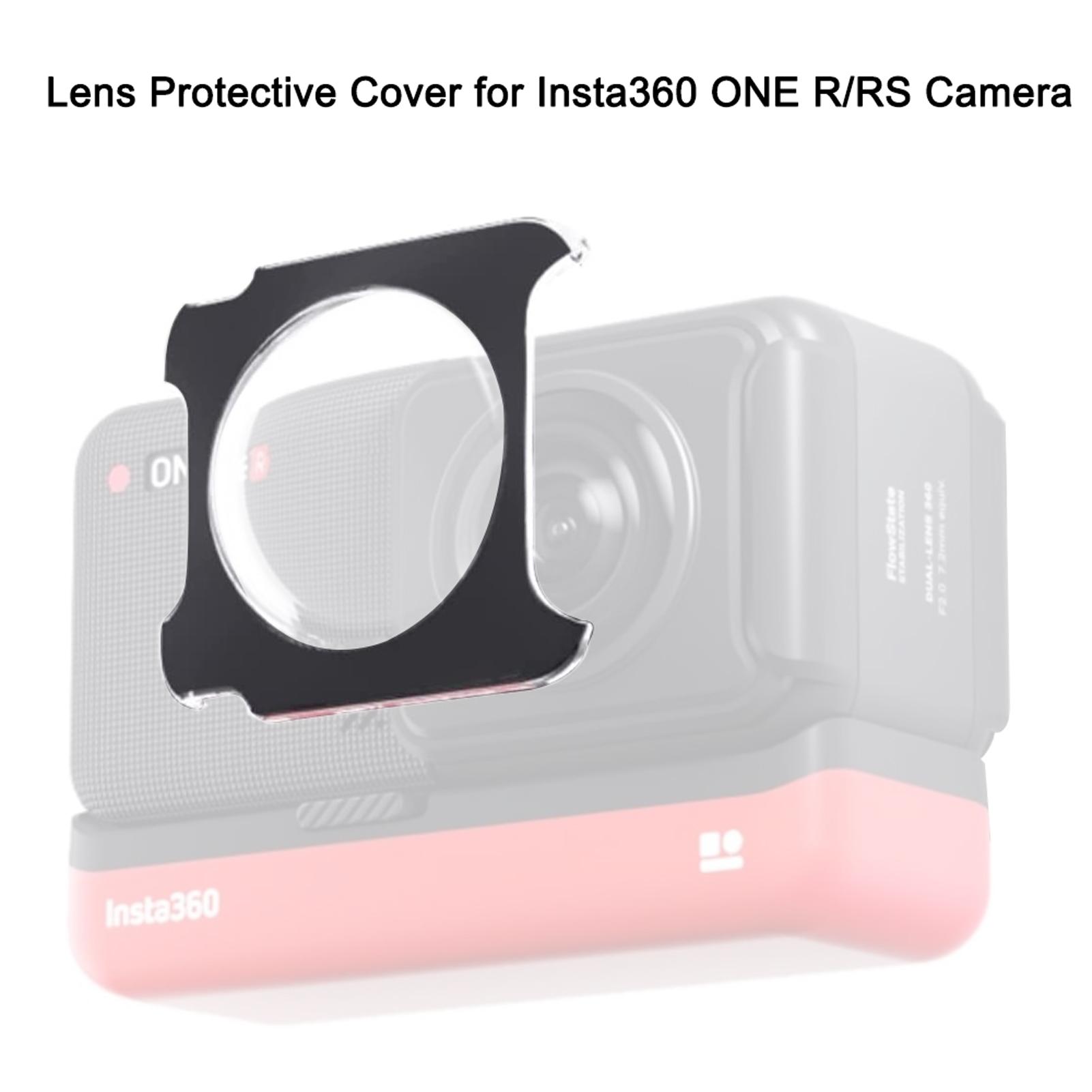 2pcs Panoramic Camera Lens Guards Lens Protective Cover Lens Protector Compatible with Insta360 ONE R/RS