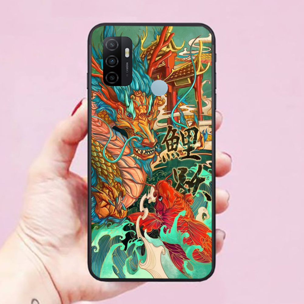 Ốp lưng điện thoại dành cho Oppo A53 Hình Rồng Thiên