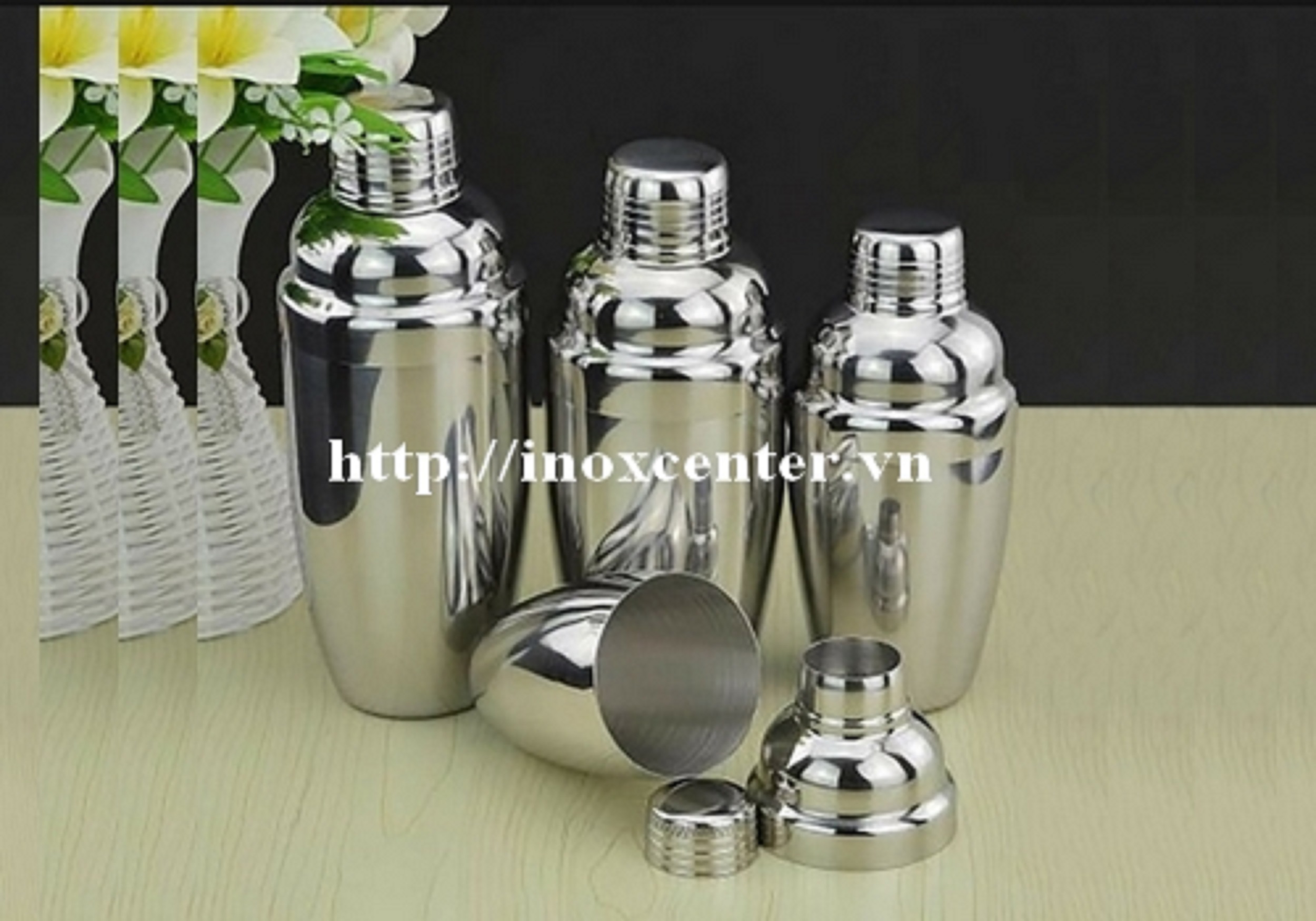 BÌNH SHAKER - BÌNH LẮC PHA CHẾ INOX