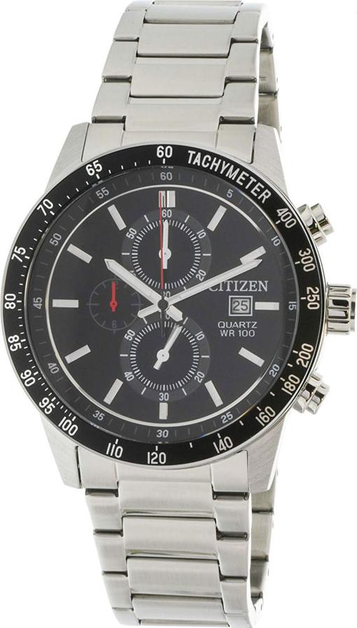 Đồng Hồ Nam Citizen Dây Thép Không Gỉ AN3600-59E - Mặt Đen