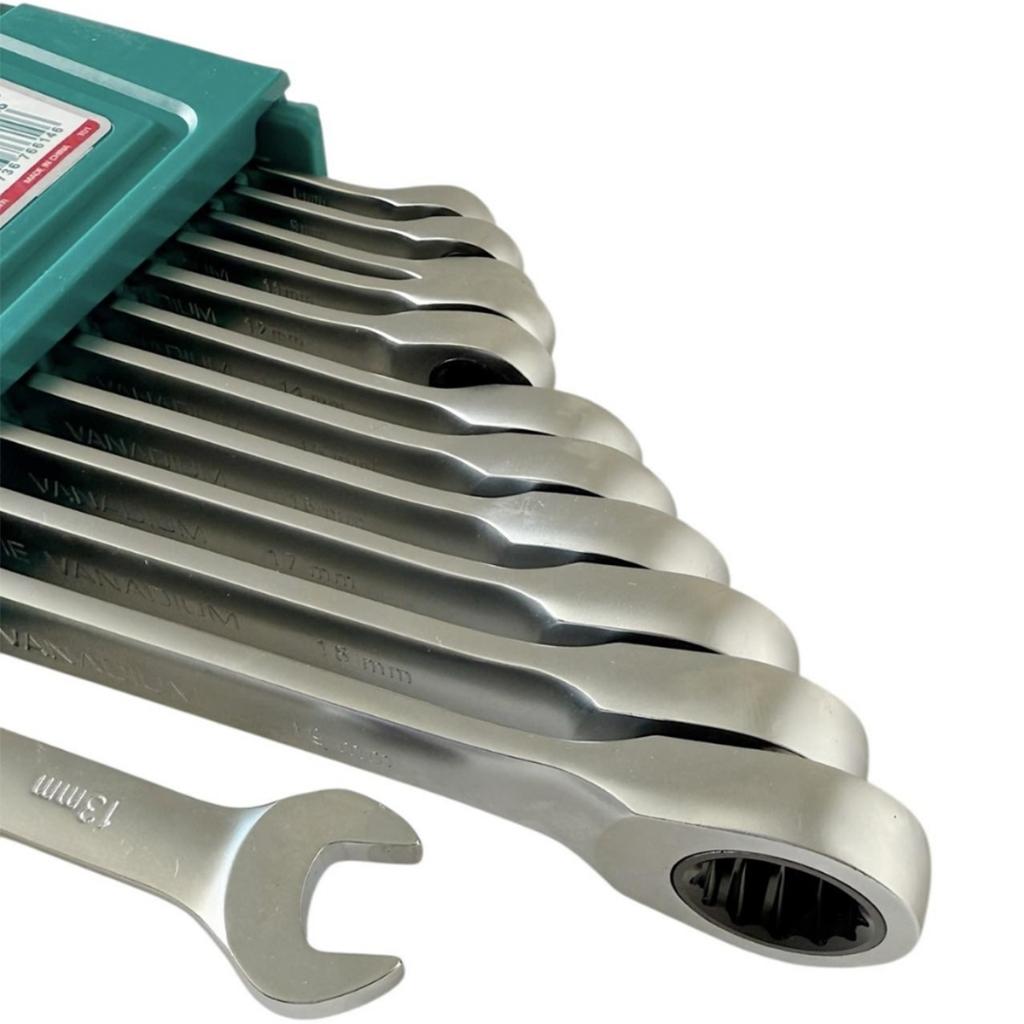 BỘ 12 CỜ LÊ VÒNG MIỆNG XOAY CHIỀU TOTAL THT102RK0126 - HÀNG CHÍNH HÃNG