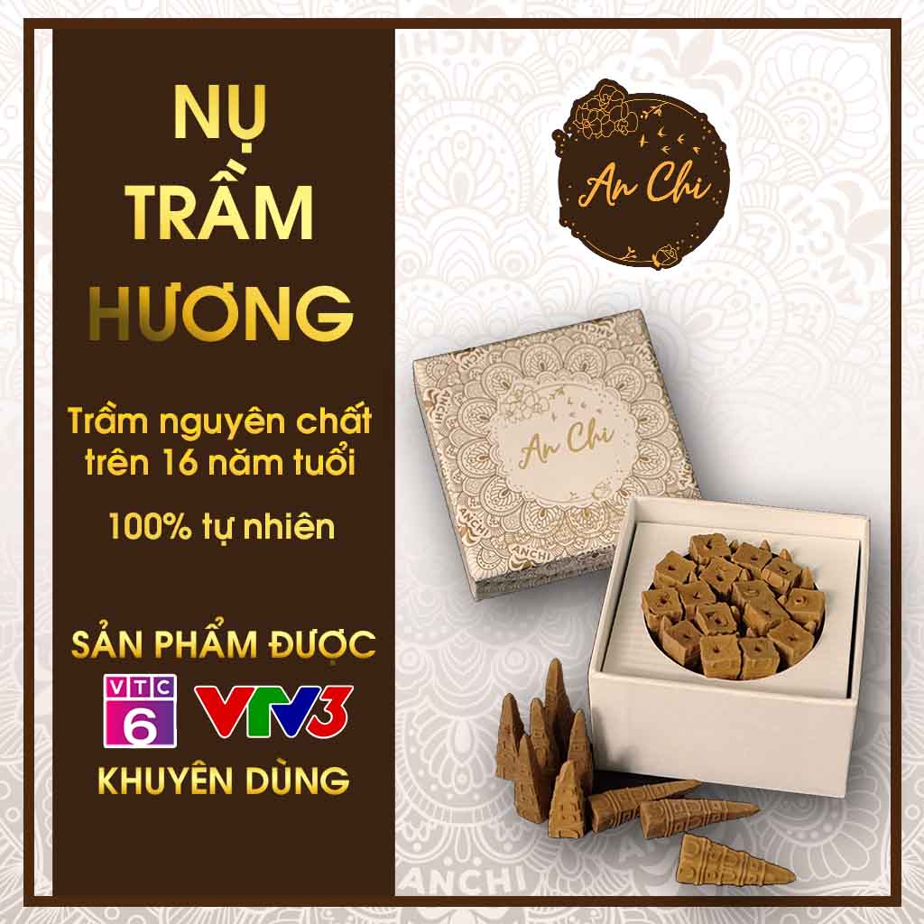 Nụ Trầm hương Organic An Chi được làm từ cây dó bầu lâu năm với hàm lượng trầm cao, cho mùi thơm nồng ấm và sạch, an toàn cho người dùng