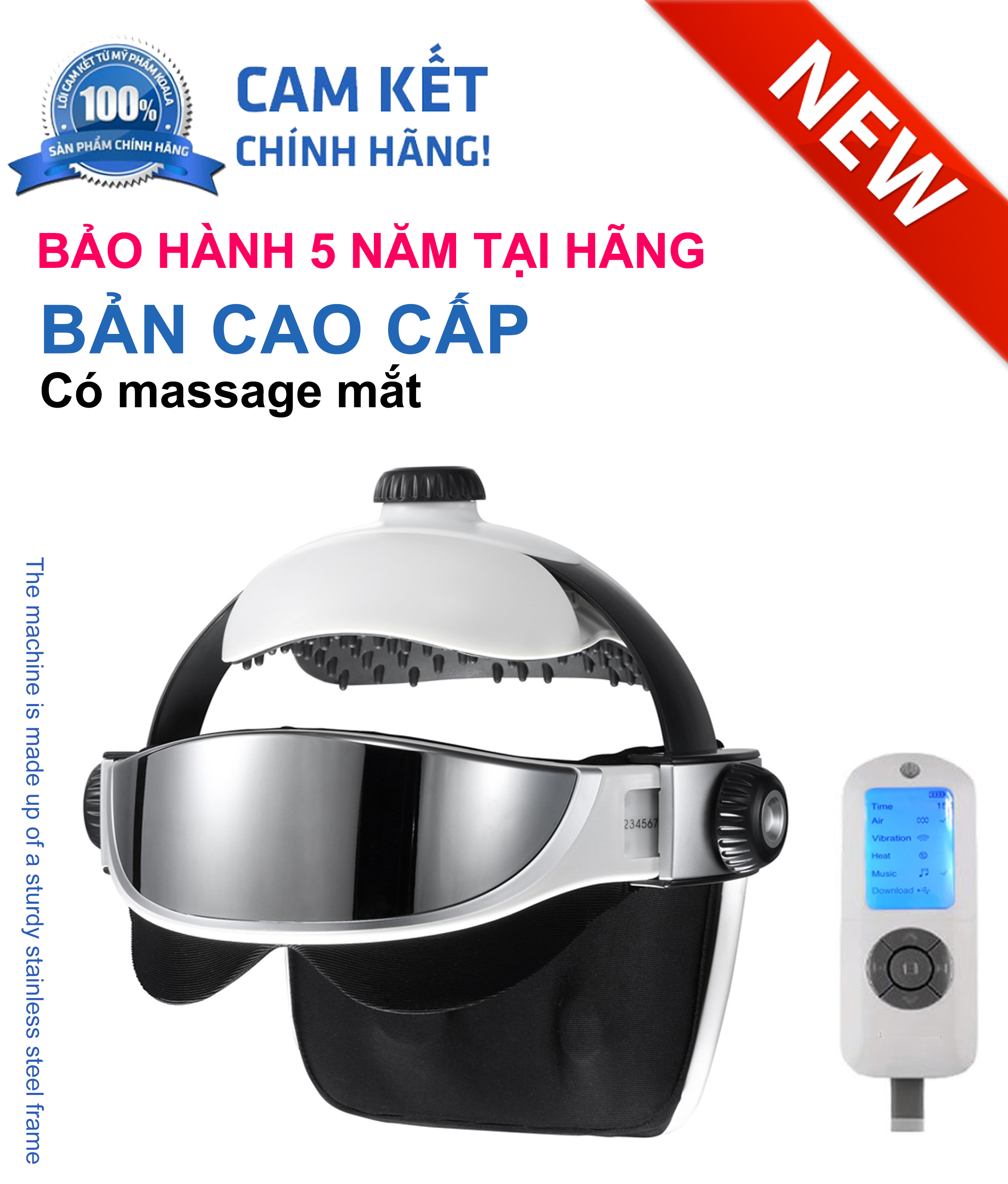 Máy massage đầu aYosun PN - J880 - Hàng Chính Hãng ( Giảm ngay đâu đầu máy đời mới nhiều cải tiến mới )