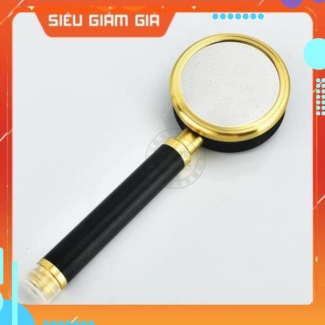 Bộ vòi sen tăng áp 300% bằng hợp kim nhôm chống oxi hóa , chống rỉ sét màu vàng đen sang trọng 206779