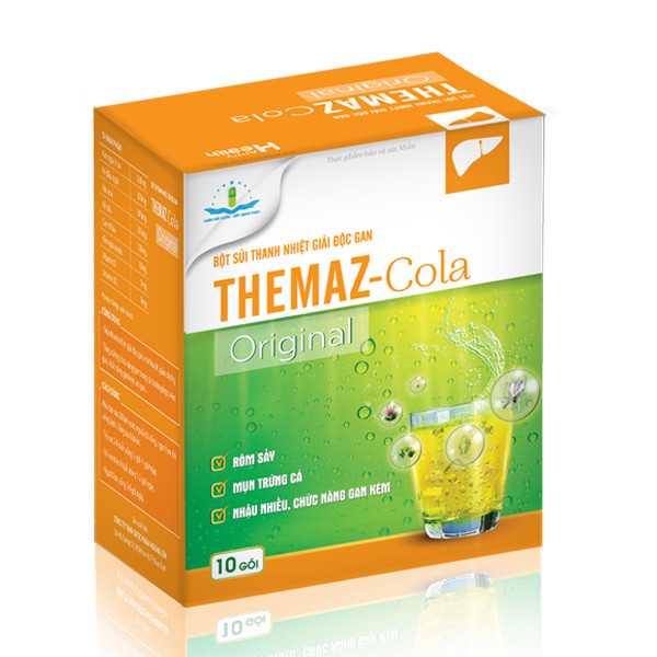 Bột sủi thanh nhiệt giải độc gan Themaz Cola Original