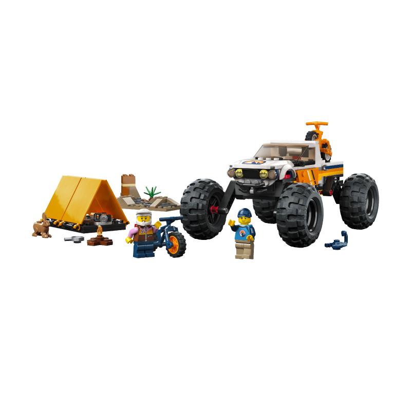 Đồ Chơi Lắp Ráp LEGO City Xe Thám Hiểm Địa Hình 4X4 60387 (252 chi tiết)