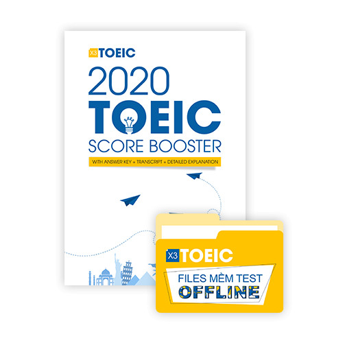 X3TOEIC - Phá Đảo 650+ TOEIC + trong 3 tháng (kèm tài khoản online)