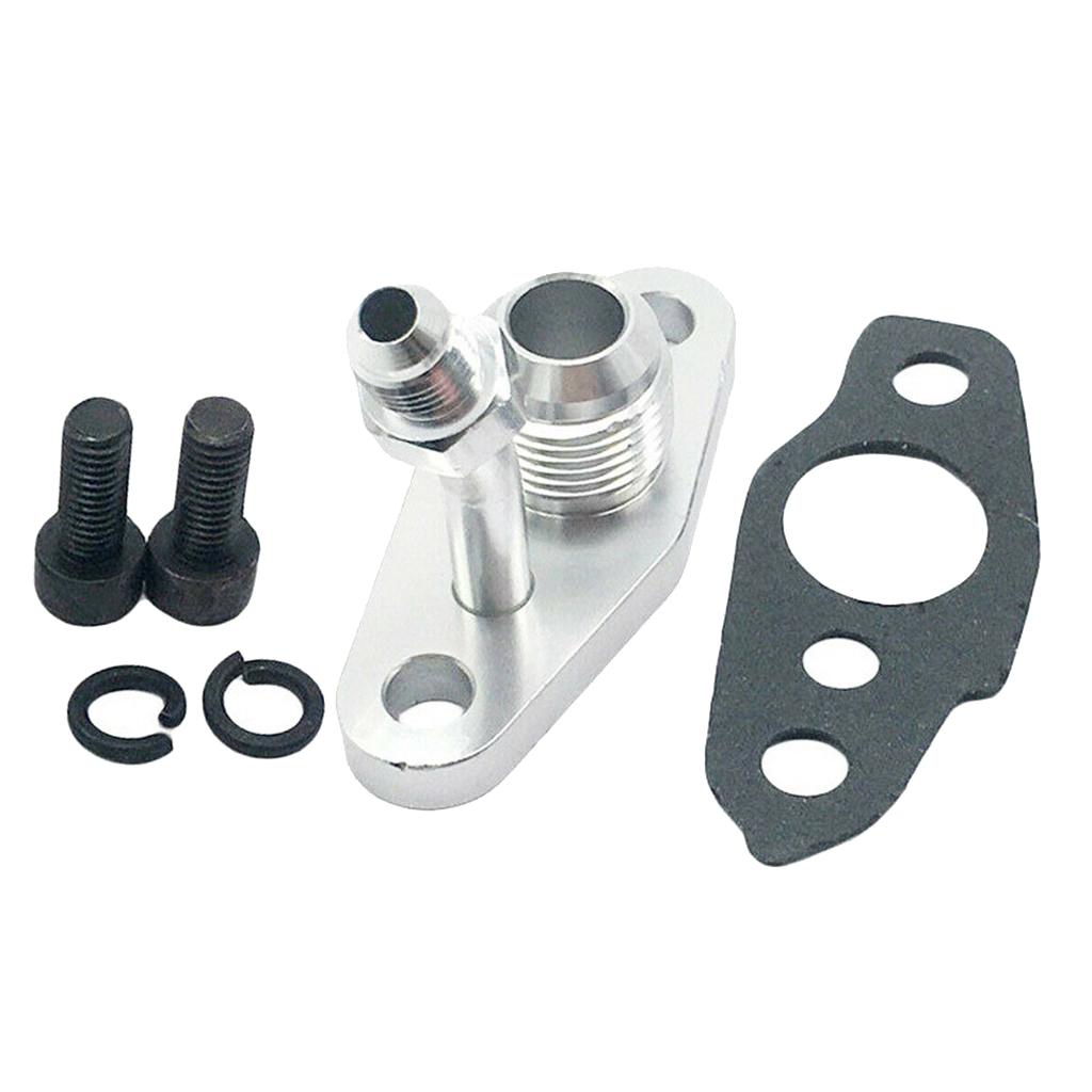 Turbo Oil Feed 4AN & Return 10AN Flanges for  CT9 CT12 CT20 CT26