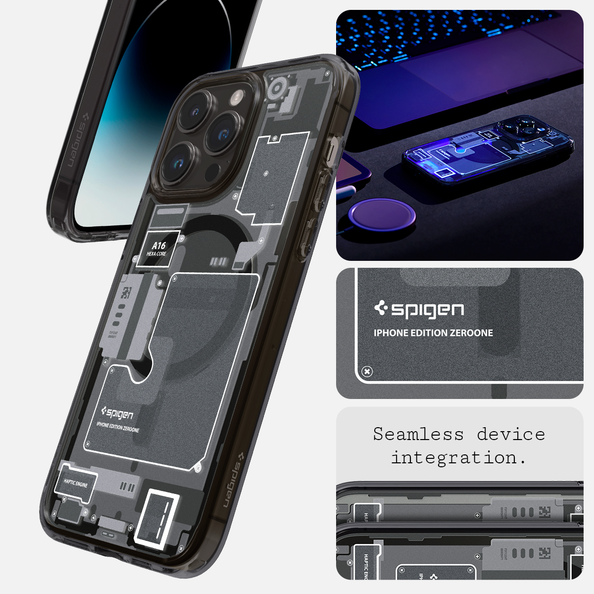 Ốp Lưng Spigen Dành Cho iPhone 14 ProMax Ultra Hybrid Zero ONE MAGFIT - Hàng Chính Hãng