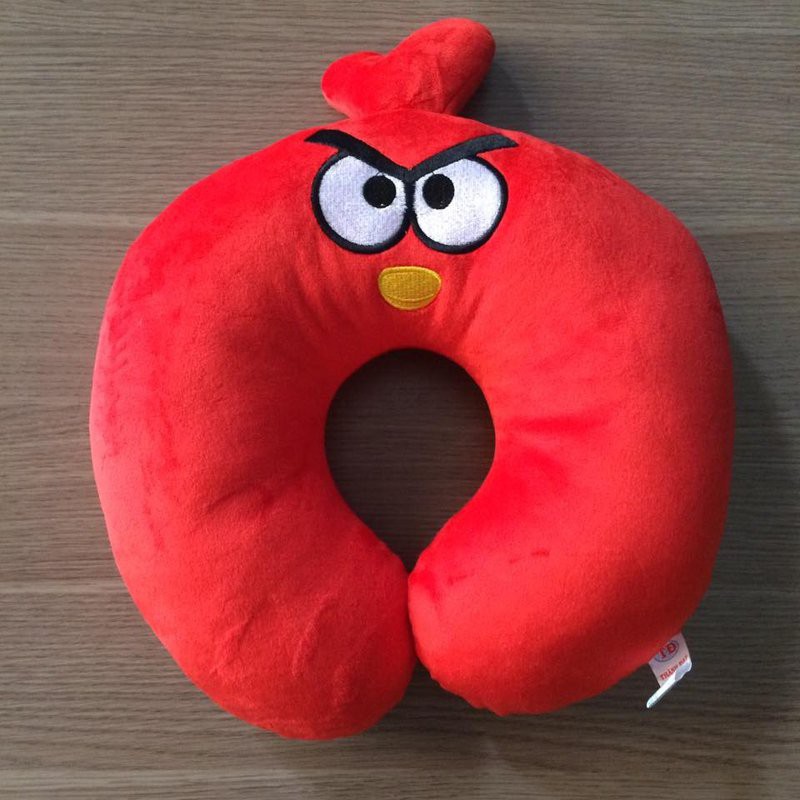 Gối chữ u quàng cổ hình chú chim angry bird