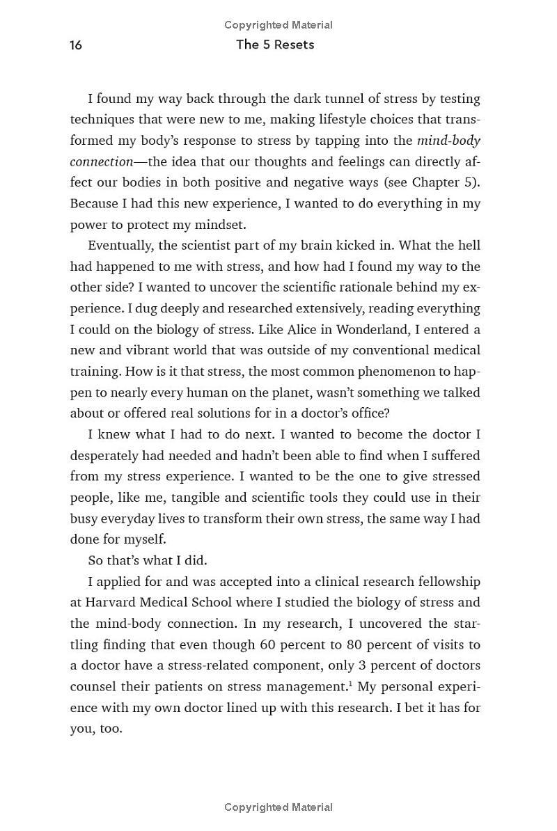 Sách ngoại văn: The 5 Resets - Rewire Your Brain and Body for Less Stress and More Resilience