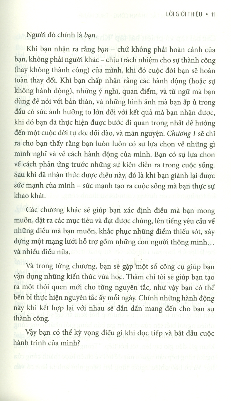 Những Nguyên Tắc Thành Công - Thực Hành - Jack Canfield, Dr. Brandon Hall, Janet Switzer - Khánh Trang dịch -