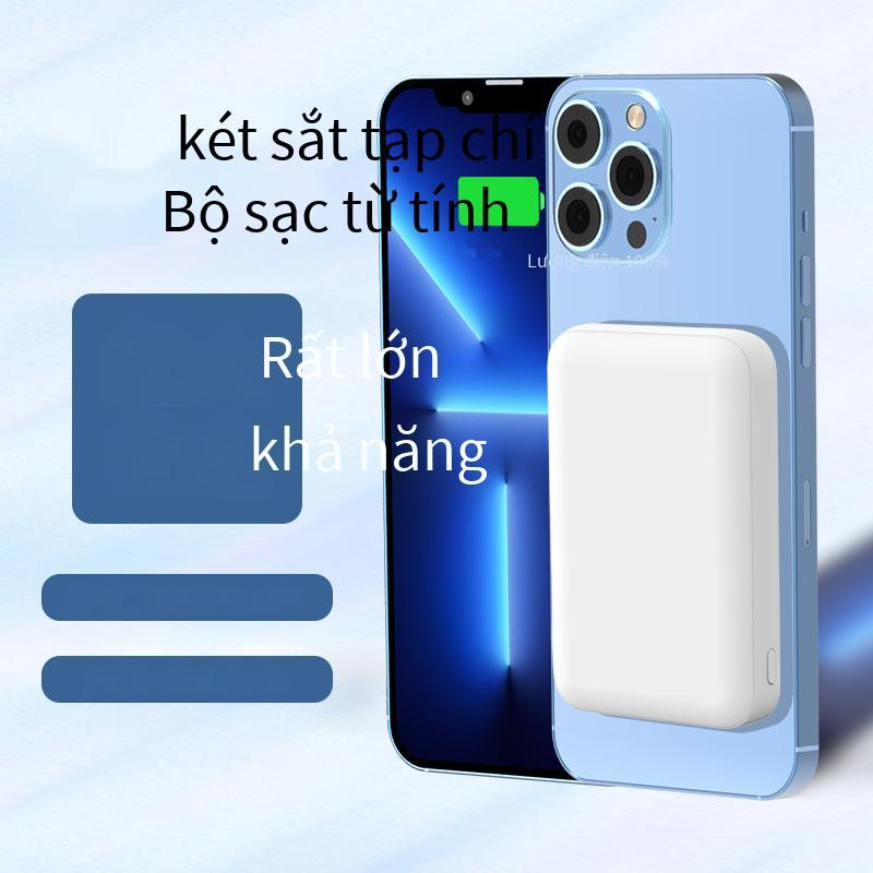 Tùy chỉnh thuận lợi nhất phù hợp với kho báu sạc không dây hút từ tính Apple Magsafe 22,5w sạc nhanh nguồn điện di động khung màn hình hiển thị kỹ thuật số