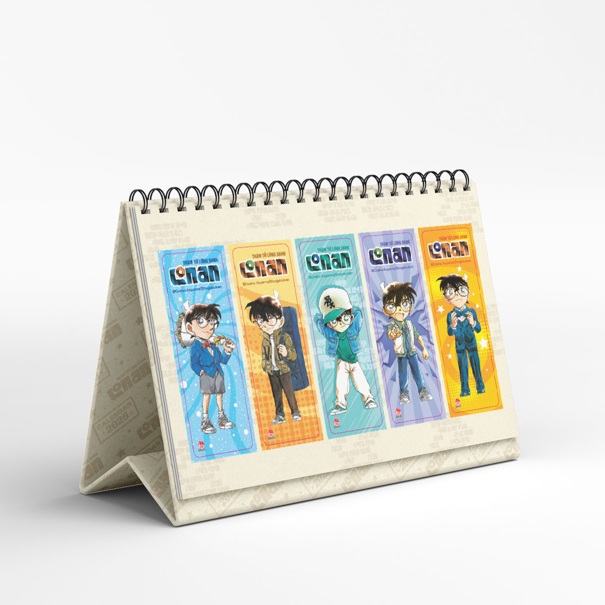 (Tặng kèm 01 Set Bookmark Ivory) LỊCH ĐỂ BÀN 2025: THÁM TỬ LỪNG DANH CONAN - NXB Kim Đồng