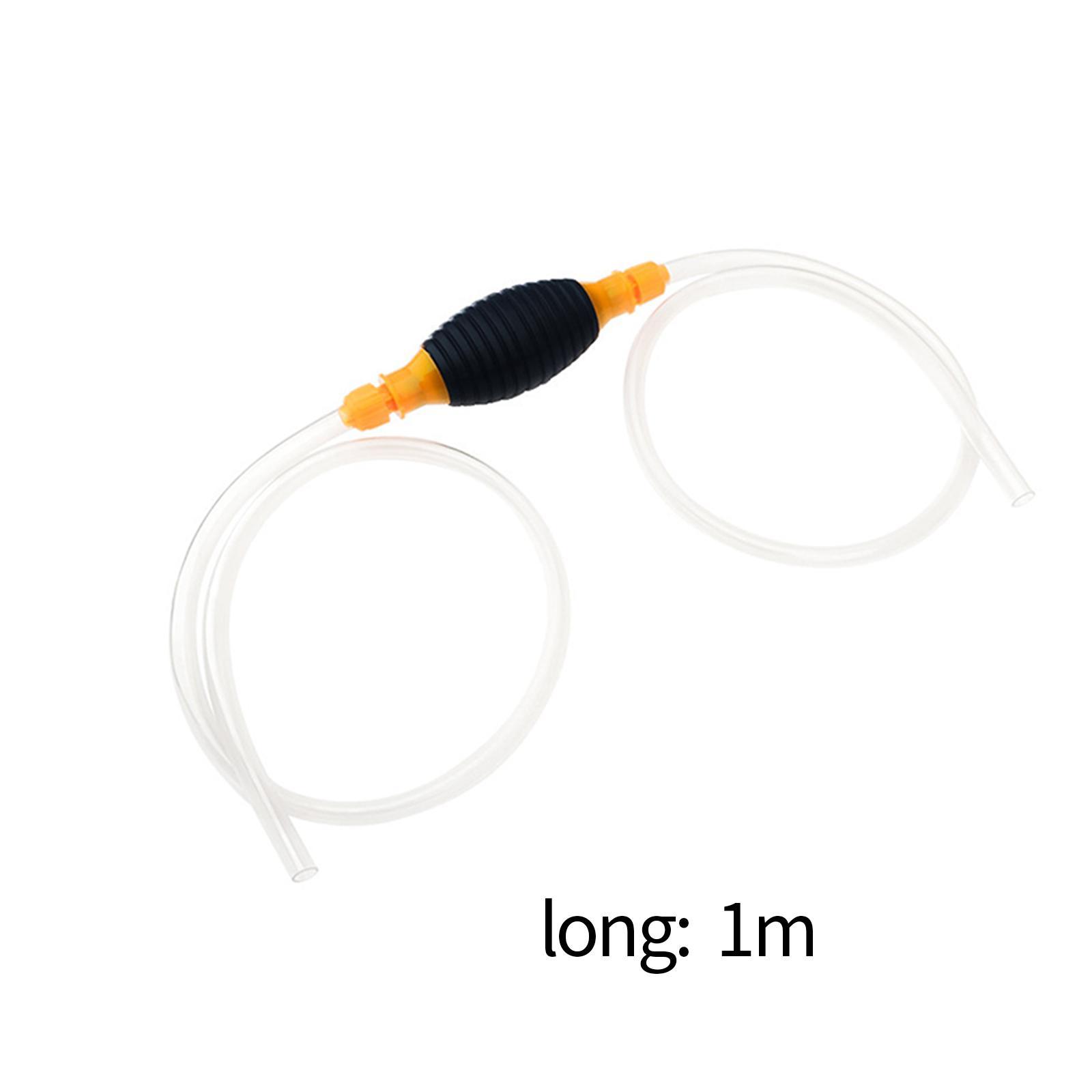 Portable Manual Fuel Transfer Pump DIY Cut Pipe Fuel Delivery Pump for Gasoline
