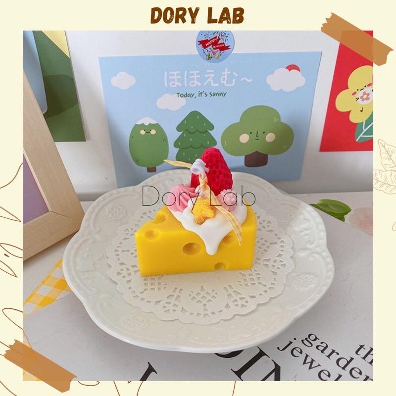 Combo Tự Làm Nến Thơm Tại Nhà Miếng Phô Mai Phủ Topping - Dory Lab