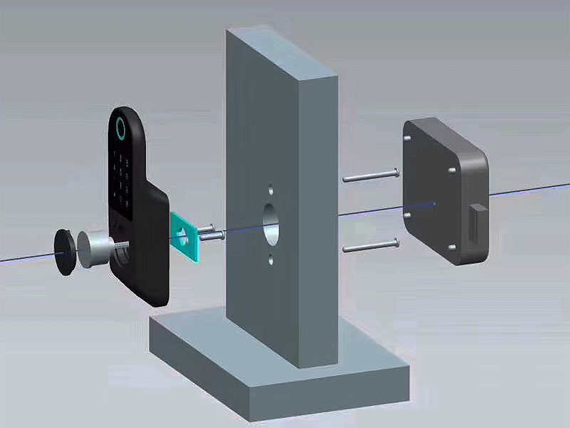 Mặt trước khóa vân tay Togismart KCTTLOCK  - Hàng Nhập Khẩu