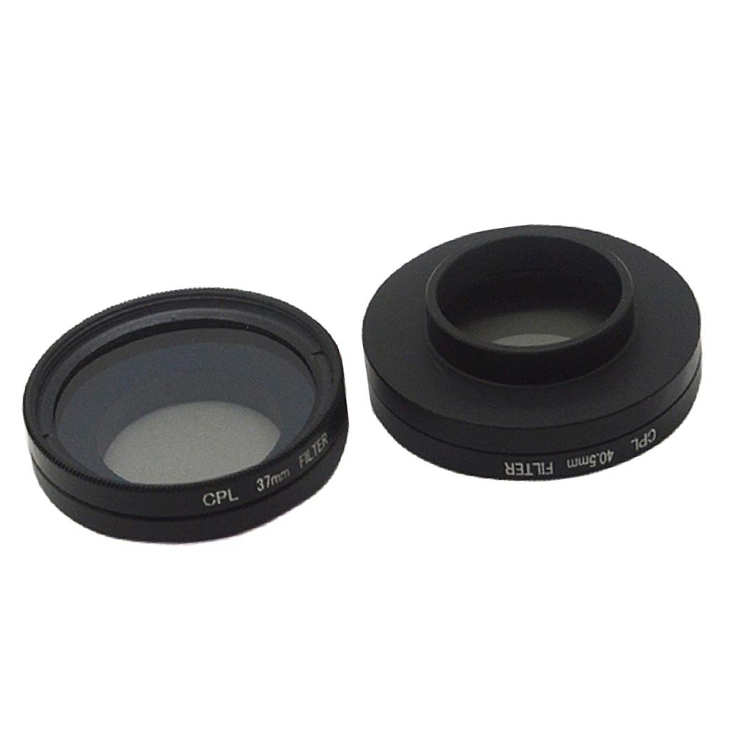 40.5mm CPL Filter Circular Polarizer Lens Filter with Cap for GoPro 4/3+/3 Cameras