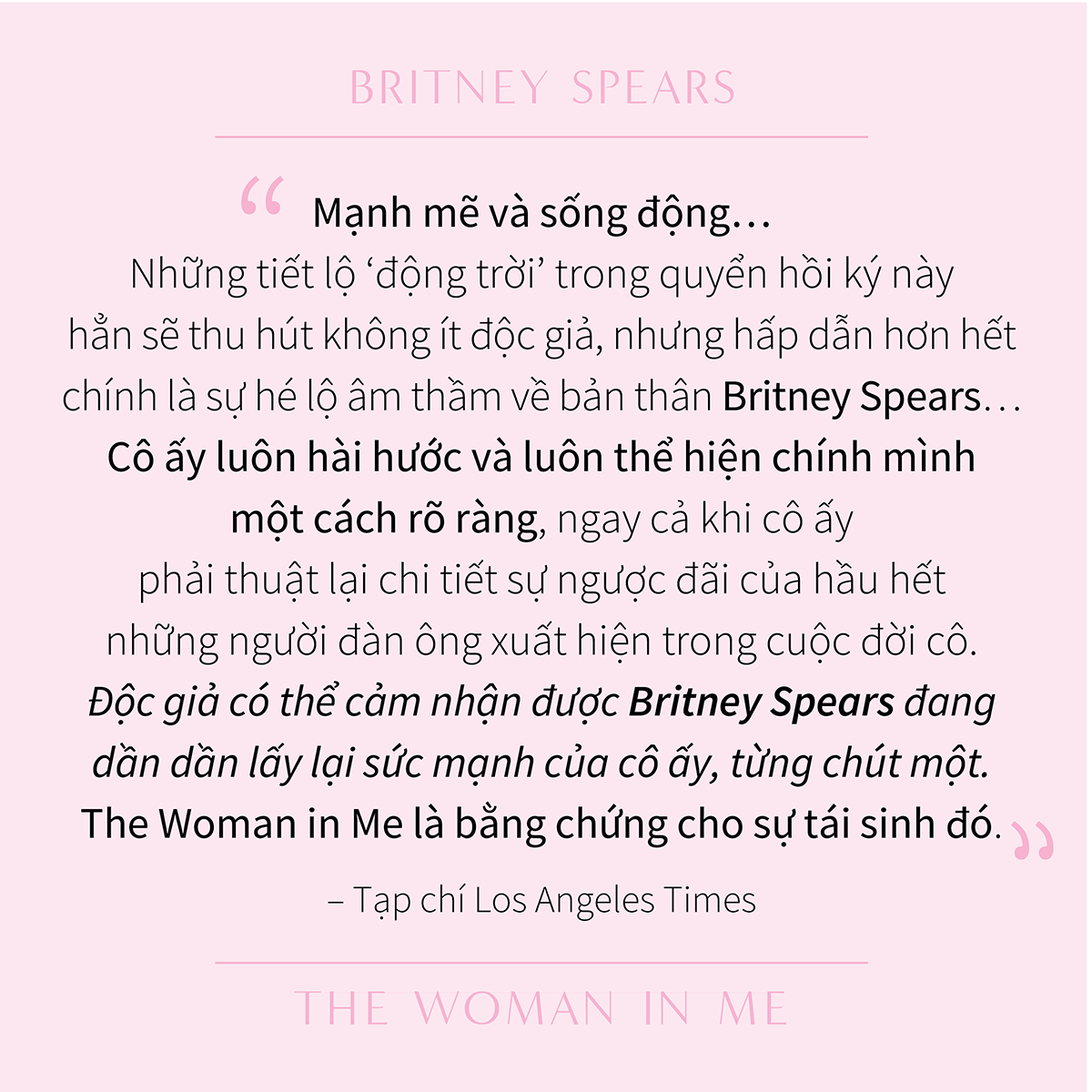 Britney Spears - Người Đàn Bà Trong Tôi