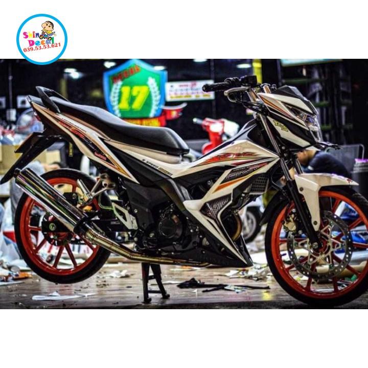Tem rời sonic 150 dán xe trắng
