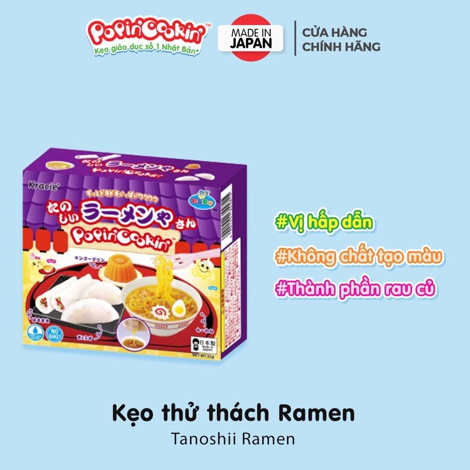 Kẹo Popin Cookin Ramen Tanoshii Ramen - chính hãng Nhật Bản ( Quét QR ra clip HD)