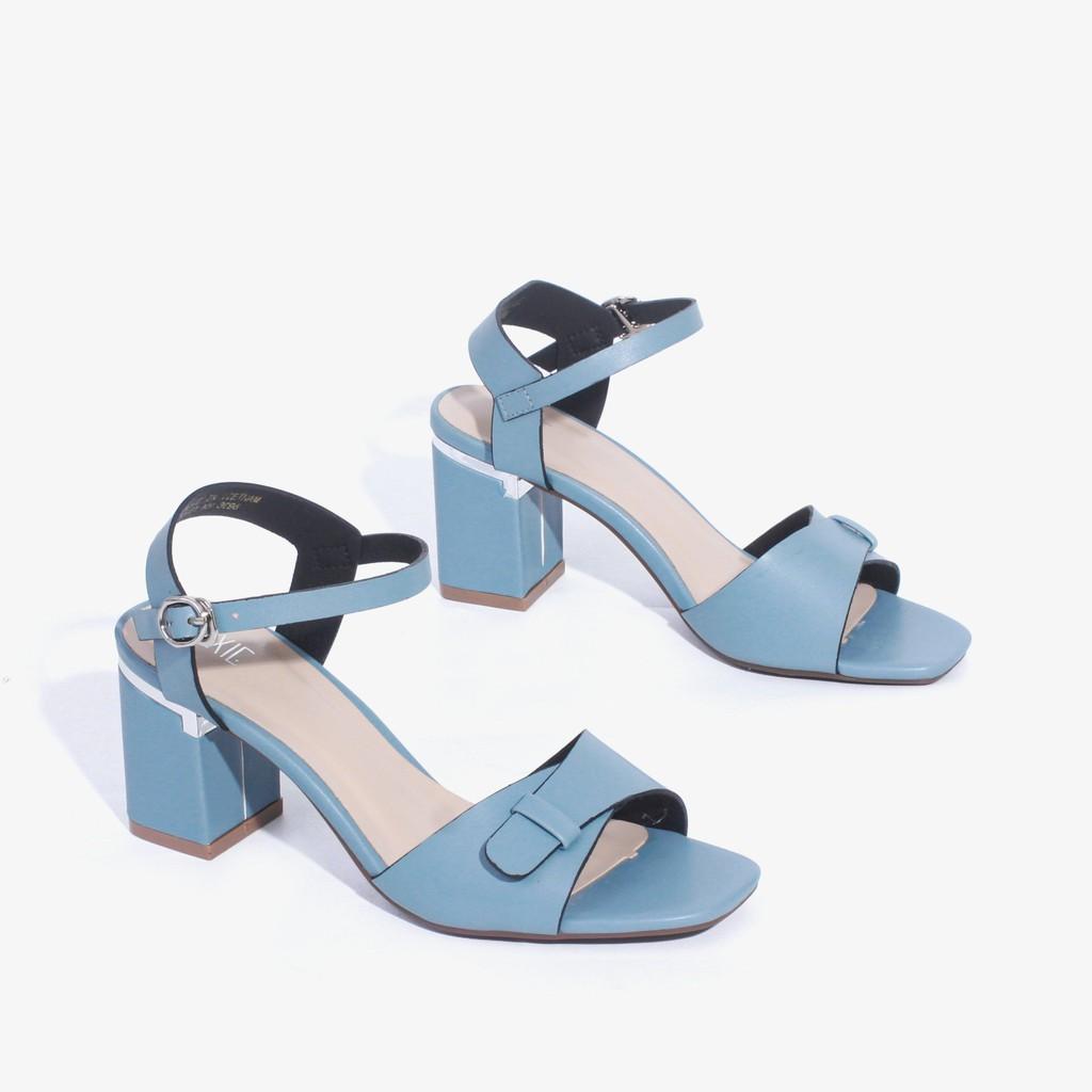 Giày Sandal Cao Gót 5cm Mũi Vuông Pixie X744