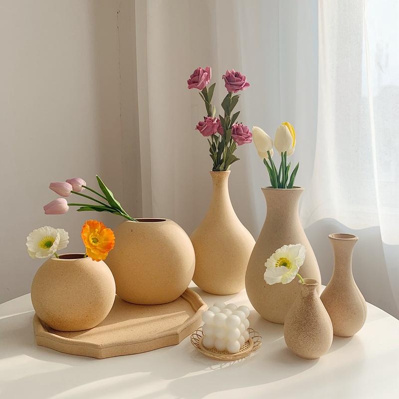 Bình Hoa Decor Trang Trí Bằng Gỗ Phong Cách Cổ Điển