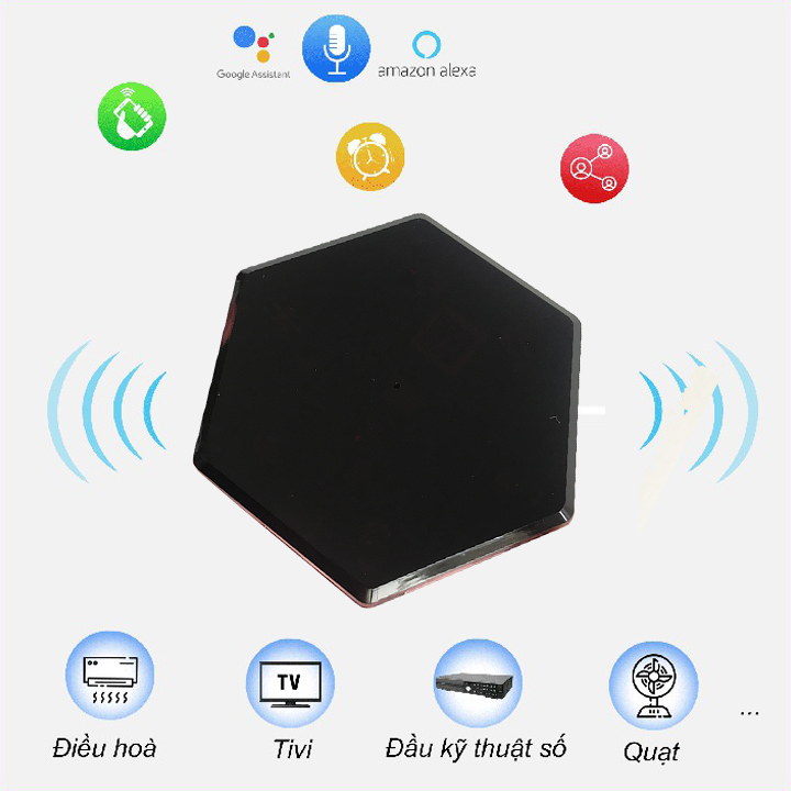 Bộ Điều Khiển Tivi Máy Lạnh Từ Xa Bằng Điện Thoại Hunonic IR Smart - Hàng chính hãng