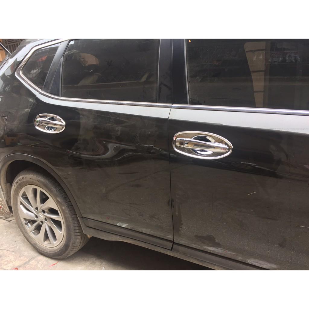 Ốp Trang Trí Hõm Cửa X-Trail 2016 đến 2020 Mạ Crom