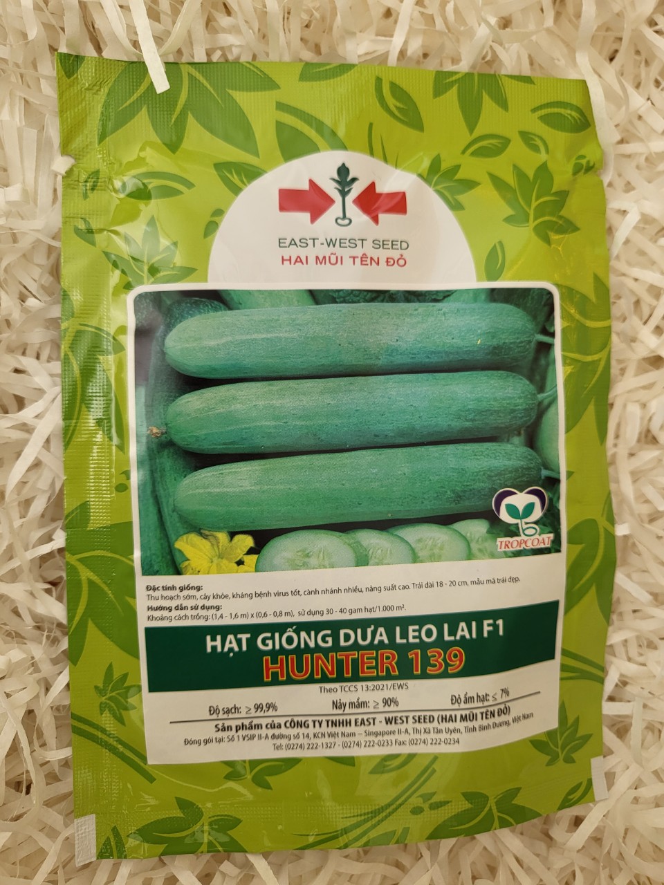 Hạt giống dưa leo lai F1 Hunter 139 gói 10g
