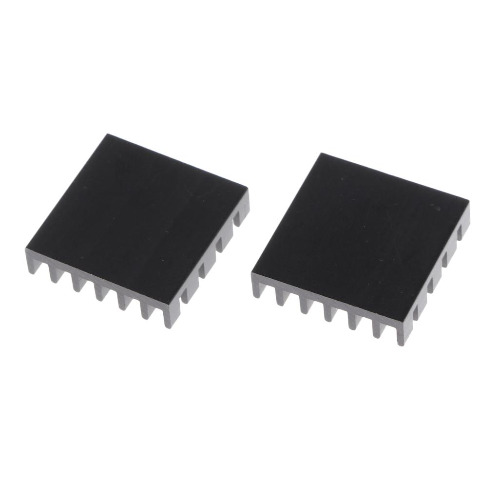 10 Pcs Aluminum GPU Graphic CPU Heatsink Thermal Conduction Pad Cooling Pad