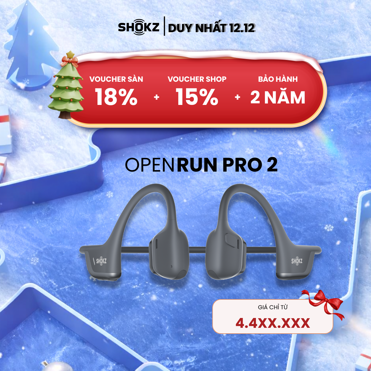 [MỚI] Tai Nghe Bluetooth Thể Thao Truyền Âm Thanh Qua Xương SHOKZ OPENRUN PRO 2 S820 - Bảo Hành 2 Năm - Hàng Chính Hãng