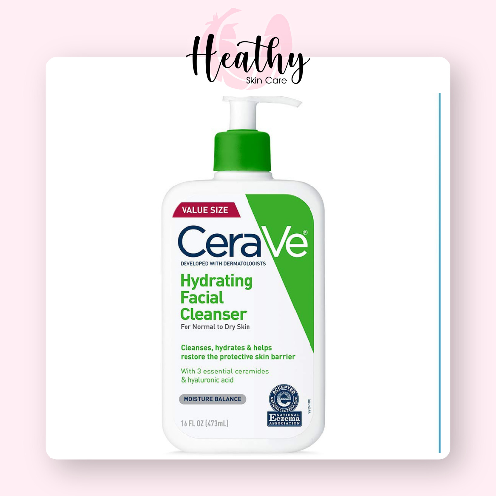 Sữa Rửa Mặt Dành Cho Da Thường Và Da Khô CeraVe Hydrating Cleanser  473ml