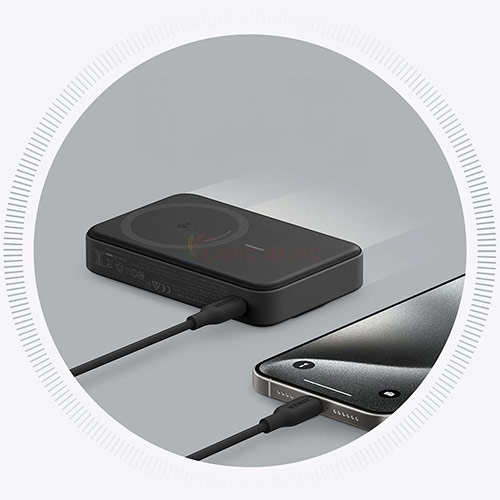 Sạc dự phòng Anker MagGo 1Type-C 15W 10000mAh A1654 - Hàng chính hãng
